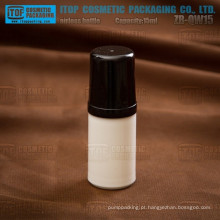 ZB-QW15 15ml pequeno e delicado adorável boa qualidade branca pp plástico decorativo granel matt preto recipiente cosmético